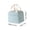 #2745-Blue, variant on Cevemin Solid Color Corduroy Insulated Lunch Bag - Waterproof Oilproof Thick Aluminum Foil Lunch Tote Bag with Front Pocket for Outdoor Picnic Office Work Travel