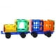 thumbnail image 3 of Juego de ruedas de camión y coche magnéticos, bloques magnéticos, baldosas magnéticas, bloques de construcción, juguetes para niños y niñas, 3 of 9