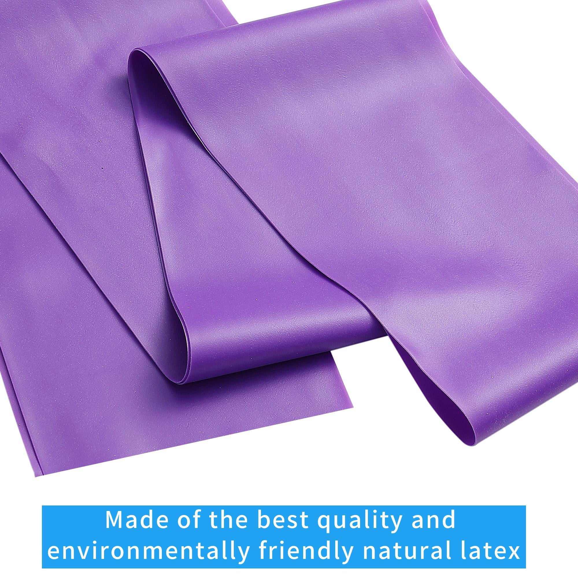 Micogo 25 Yards Elastic Exercise Fitness Band Roll for Home Training Physical Therapy Recovery and Yoga