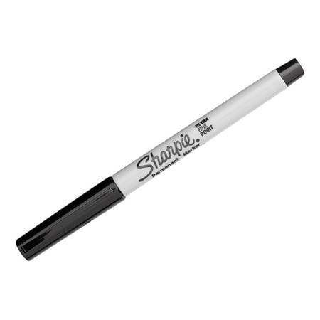 UPC: 0804551904073 | Sharpie Ultra Fine Point – Marker – permanent – for metal  plastic – black – ultra fine (pack of 24)
