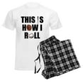thumbnail image 6 of CafePress - This Is How I Roll Baseball Men's Light Pajamas - Men's Light Loose Fit Cotton Pajama Set, 6 of 7