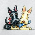 thumbnail image 3 of CafePress - Scottie Gingham Cuties Sweatshirt - Crew Neck Sweatshirt, 3 of 4