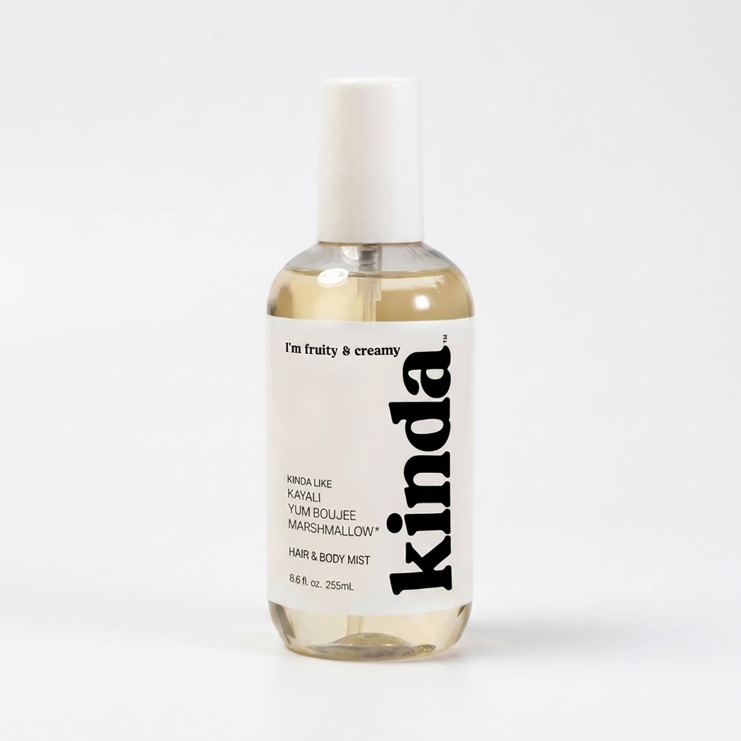 Kinda Fruity & Creamy Hair & Body Mist, Inspired by Kayali Yum Boujee Marshmallow, 8.6 fl oz