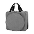 thumbnail image 3 of Herramientas de tejido de almacenamiento de hilo Bag Fashion Fashion Portable Double Mandles Accesorios Bolsa Organizador de costura para viajar a Gris, 3 of 8