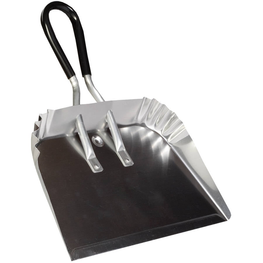 DQB Industries 17" Metal Dust Pan with Soft Grip Handle by Dqb Industries