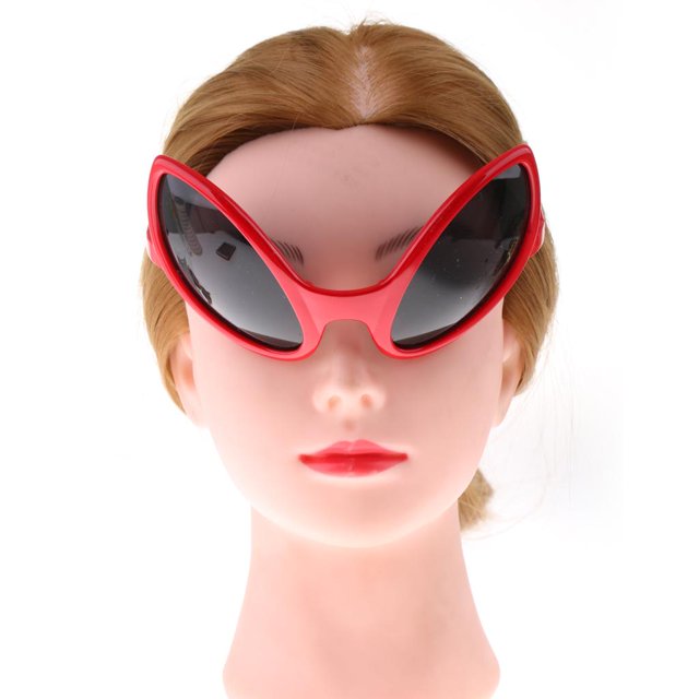Gafas De Sol Extraterrestres De La Novedad - Gafas s Del Traje Del Robot Del Espacio Exterior, Gafas Divertidas Del Partido Para Los Adultos rojo Macarena Gafas de sol Alien