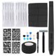 thumbnail image 1 of Juego de bolígrafos de tatuaje tradicional, agujas de tatuaje de acero inoxidable, banda elástica, Kit de suministros de tatuaje DIY, negro, 1 of 8