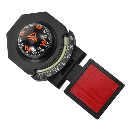 WORGEOUS Car Compass Boat Guide Ball Dashboard Decorations Cell Phone Mount Black