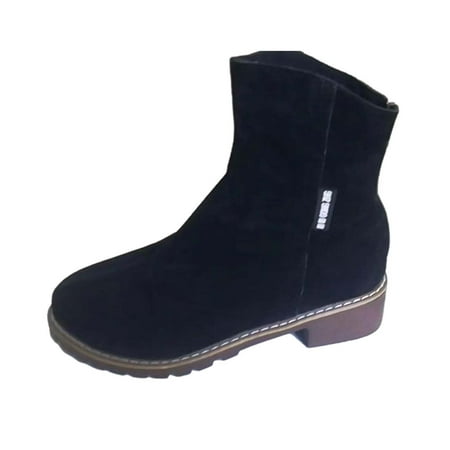

Womens Fall Fashion 2022 Vintage Suede Ankle Boots High Tops Comfort Non-slip Platform Outdoor Casual Booties