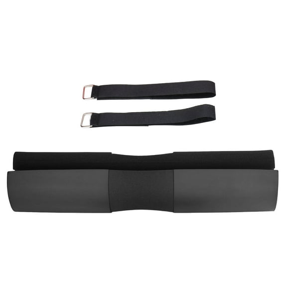 Barbell Pad, Rubber Foam Barbell Squat Pad For Gym Black