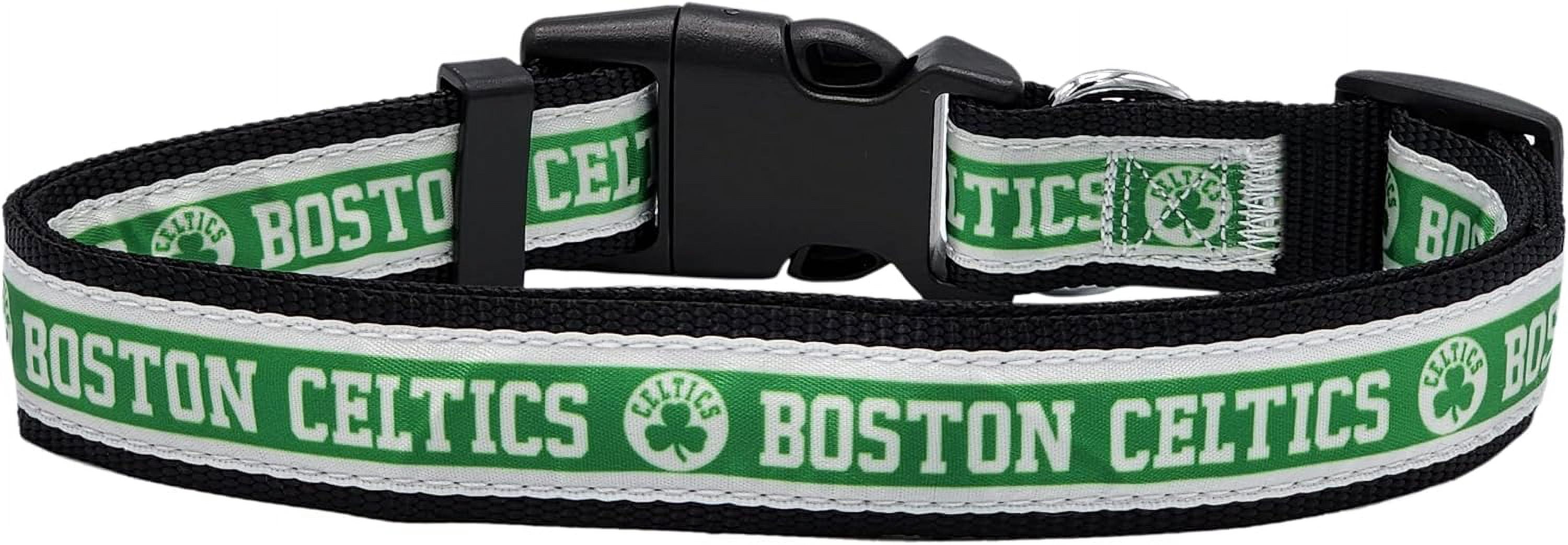 Pets First NBA Boston Celtics Pet Collar. - 3 Sizes available. - Sports Fan Dog Collar