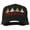 Black, variant on Merry Christmas Trees Embroidered Cap - Royal OSFM