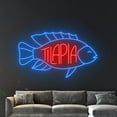 thumbnail image 5 of Handmadetneonsign Tilapia Fish Wall Art, Tilapia Wall Decor, Tilapia Fish Restaurant Wall Decor, 5 of 5