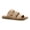 Natural Woven Leopard, variant on Corkys Womens Dafne Woven Slip On Slide Sandals