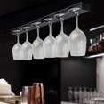 thumbnail image 3 of Wine Glass Holder, Wine Glass Rack 2 Pack, No Drilling Wine Glass Holder Under Cabinet, Hanging Stem, 3 of 5