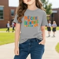 thumbnail image 5 of Babcutegg School Uniform for Kid Girls Campus Style Back to School Wear Causal Fashion Comfortable Graphic Pattern Girls Summer Clothes Gray Size 9, 5 of 10