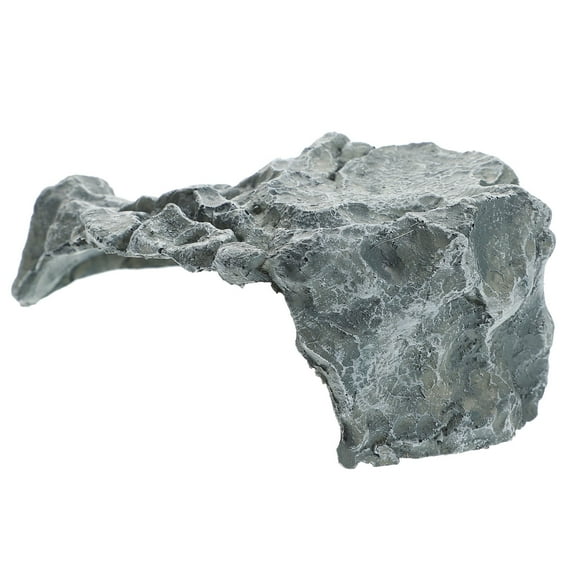 IBASETOY Turtle Basking Platform with Resin Hideout for Reptile Habitat and Aquarium Accessories