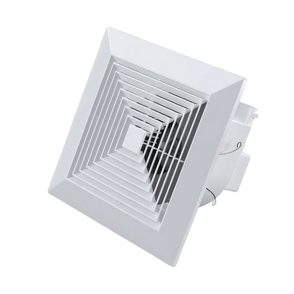 Inteprter Ventilador cuadrado, extractor portátil seguro silencioso práctico, persiana de techo, ventiladores de ventilación reutilizables lavables, Electrodomésticos Inteprter HA020995-00