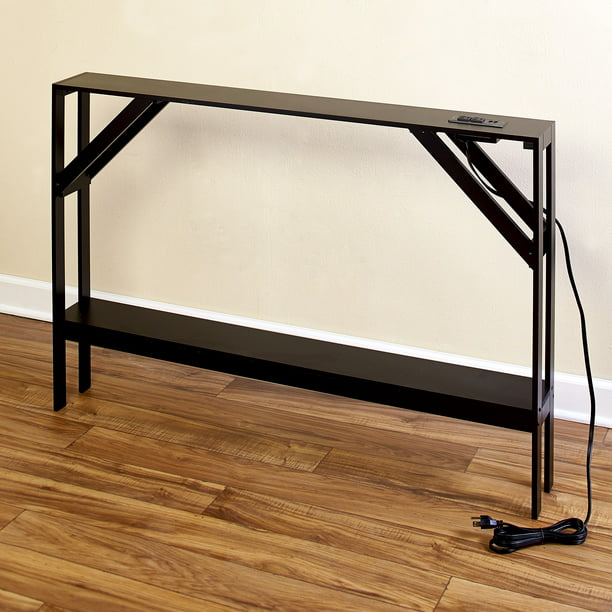 Skinny Sofa Table With Modern, How Tall Are Console Tables