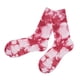 thumbnail image 4 of 1 par de calcetines de moda novedosos estampados coloridos y geniales con diseño de monopatín teñido anudado rojo, 4 of 9
