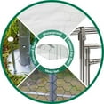 thumbnail image 6 of Large Chicken Coop Metal Chicken Run with Waterproof and Anti-UV Cover, Dome Shaped Walk-in Fence Cage Hen House for Outdoor and Yard Farm Use, 1" Tube Diameter, 9.84' x 19.68' x 6.56', 6 of 9
