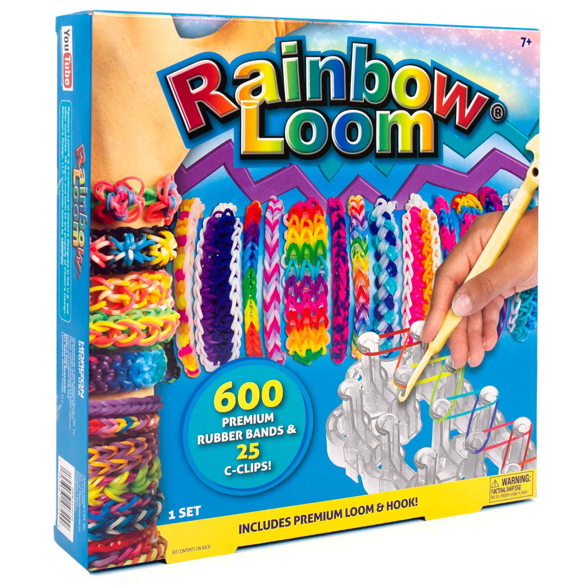 Rainbow Loom Rubber Bands Bracelet Kit, 12750+ Rubber Band