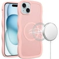 thumbnail image 5 of XPM for Apple iPhone 14 Pro Max Phone Case, Grip Hand Magnetic Hybrid Case Shockproof Protection Matte Skin Rubber TPU + PC Cover for iPhone 14 Pro Max (Pink), 5 of 9