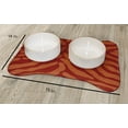 thumbnail image 2 of Simply Daisy Animal Stripe Bone Shape Pet Feeding Mat for Dogs, 2 of 3