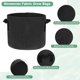 thumbnail image 2 of Uxcell 5 Paquete de Bolsas de Cultivo para Plantas de 3 Galones, Macetas de Tela Engrosada de 300G con Asas, Macetas de Jardín Negras, 2 of 7