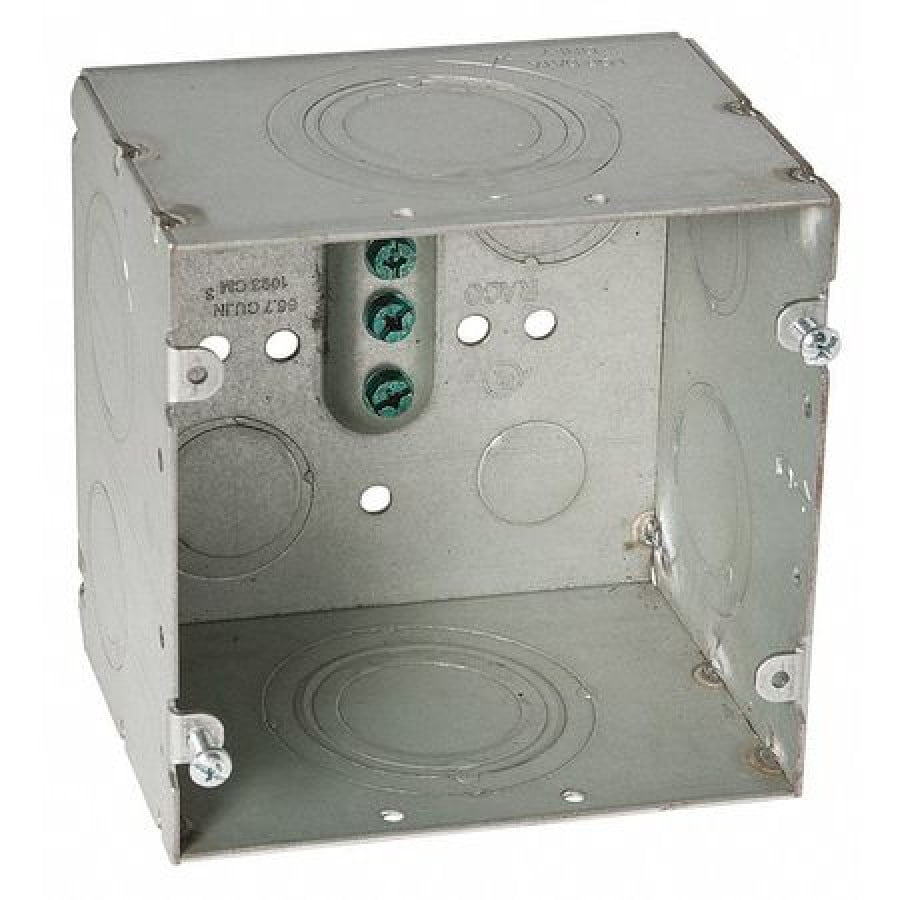 RACO 260 2Gang Electrical Box 411/16" x 411/16" x 31/4 Walmart