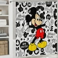 thumbnail image 5 of 4 Piece Cute Cartoon Shower Curtain Set with Non-Slip Rugs, Toilet Lid Cover and Bath Mat， Bathroom Set Decor72 x 72inch, 5 of 12