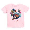 thumbnail image 6 of Turkey Patchwork Print - Youth Short Sleeve Graphic T-Shirt, 6 of 11