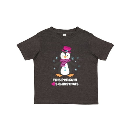 

Inktastic This Penguin Loves Christmas Gift Toddler Boy or Toddler Girl T-Shirt