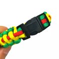 thumbnail image 6 of HOOUN Green Outdoor Camping Paracord Bracelet Wristband Emergency Survival Unisex, 6 of 7