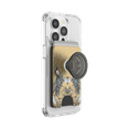 thumbnail image 5 of PopSockets Phone Wallet for MagSafe, Phone Card Holder with Grip, Gold - Secret Garden, 5 of 5
