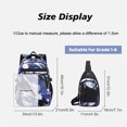 thumbnail image 4 of IvyH Boys Backpack 2PCS Camo Breathable Middle Elementary Schoolbag Bookbag Set with Crossbody Bag,Orange, 4 of 8