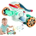 thumbnail image 2 of Electric Light & Music Transforming Motorcycle Toy, 360 Degree Rotation Deformation Vehicle, Interactive Stunt Bike Playset for Kids, ABS Material, 2 of 8