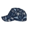 thumbnail image 5 of Daiia Hawaii Palms print Baseball Cap Men Women Golf Dad Hat Adjustable Original Classic Low Profile Hat Unconstructed Plain Cap, 5 of 9