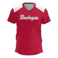 thumbnail image 2 of Unisex GameDay Greats Scarlet Ohio State Buckeyes Lightweight Lacrosse Jersey, 2 of 4