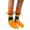 Hamburger, variant on Funny Hand Holding Socks for Women Couple Cartoon Hamburger Print Middle Tube Socks Birthday Party Gift