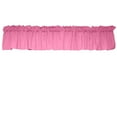 thumbnail image 3 of Solid Poplin Window Valance 58" Wide Pink, 3 of 3