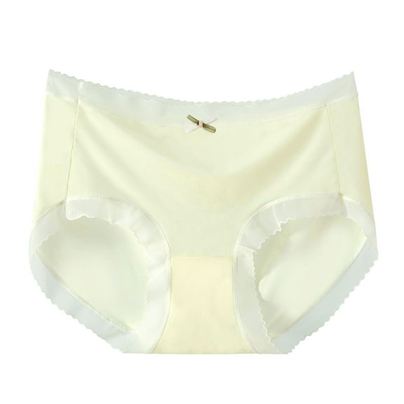 Ruimatai Women's Cotton Underwear 4-Pack High Waist Briefs Comfortable Soft Breathable Panties for Everyday Wear