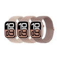 thumbnail image 1 of 3 Correas Trenzadas Para Apple Watch Ultra 10 9 8 7 Se 6 5 4 Ancho De La Correa 45 Mm Color 3 Colors Set A, 1 of 3