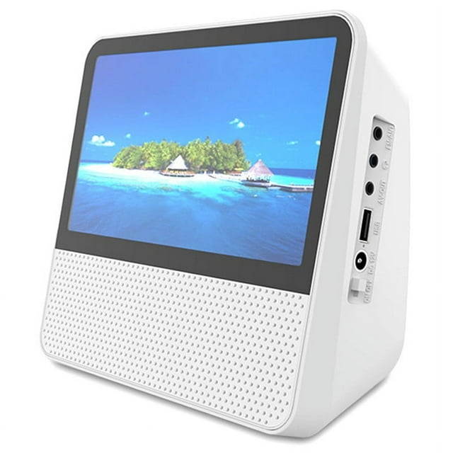 Televisor portátil multifuncional con pantalla táctil HD de 1080P de 7 pulgadas, antena de sintonizador,