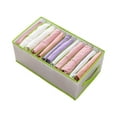 thumbnail image 2 of LADIGASU Foldable Clothing Storage Box Wardrobe Classification Container Household Clothing Bedroom Socks Pants Drawer Organizers, 2 of 6