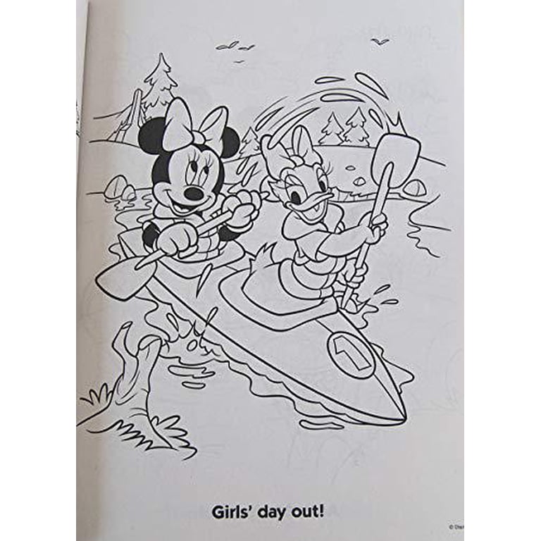 Minnie And Mickey Mouse At The Beach Coloring Pages