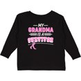 thumbnail image 3 of Inktastic My Grandma is a Survivor Breast Cancer Awareness Boys or Girls Long Sleeve Toddler T-Shirt, 3 of 5