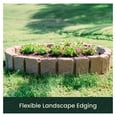 Limewash BlockXL Lawn and Garden Landscape Edging 9.5" Tall