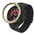 thumbnail image 2 of Anillo de parachoques de bisel de metal antiarañazos para Samsung Galaxy Watch5 Pro 45 mm (dorado) WDOplteas Para estrenar, 2 of 9
