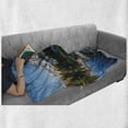 thumbnail image 6 of Mt Rainier Soft Flannel Fleece Blanket, Mount Rainier National Park Trees Snow Tranquil Lake Symmetric Reflection Image, Cozy Plush for Indoor and Outdoor Use, 60" x 80", Multicolor, by Ambesonne, 6 of 6